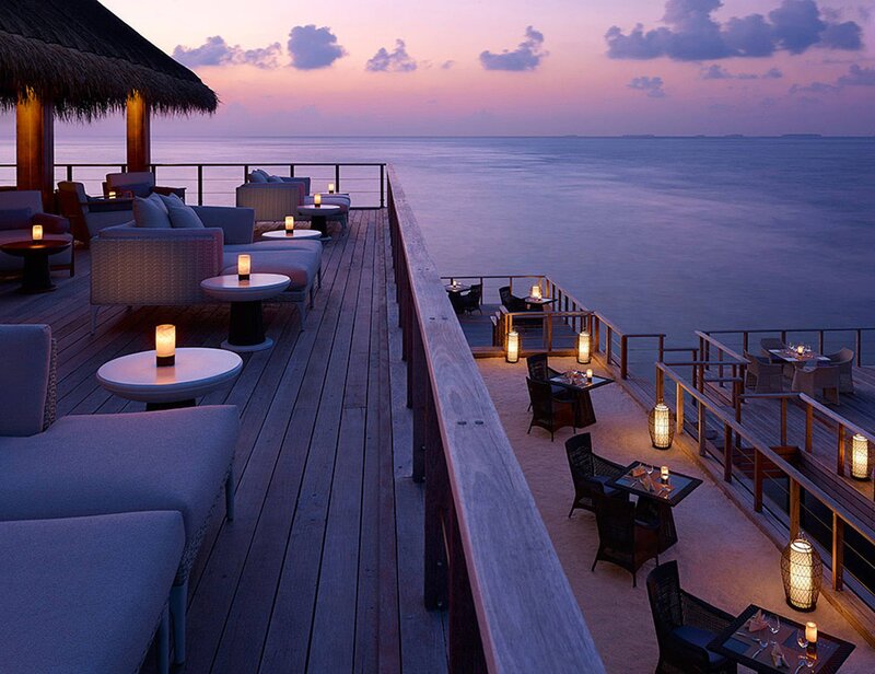 Oceanfront Lounge at Dusk