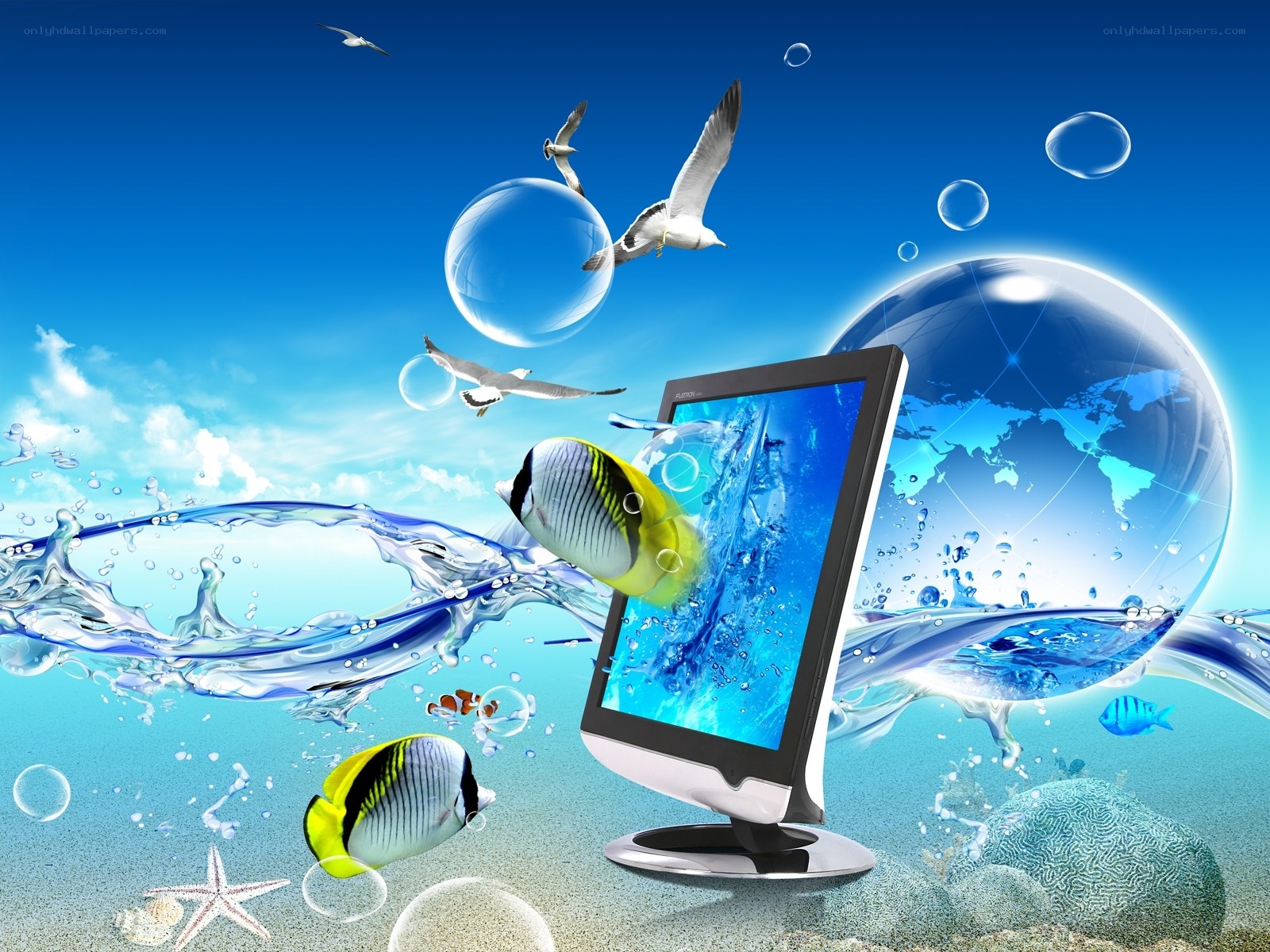 Oceanic digital world