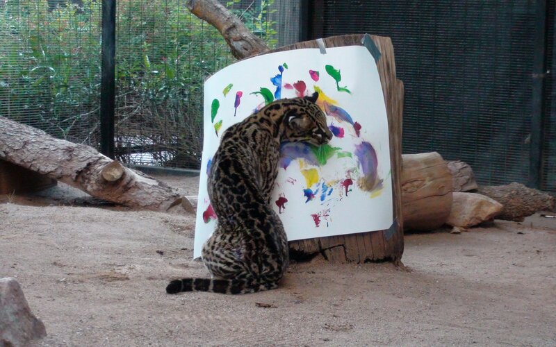 Ocelot Painting on Canvas