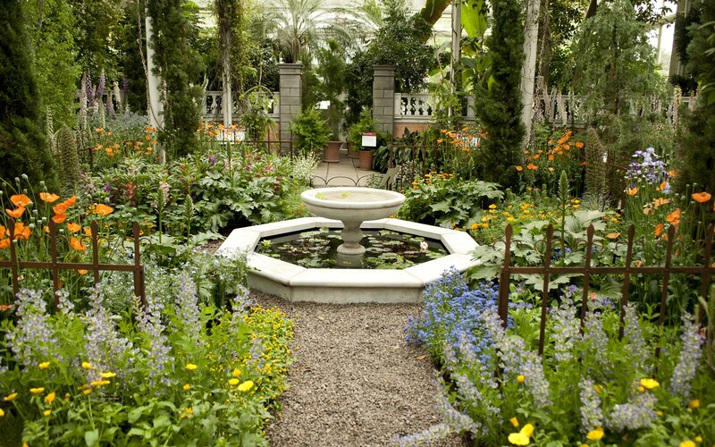 Octagonal Fountain Garden