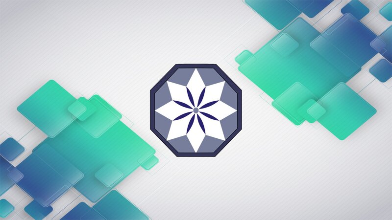 Octagonal Logo with Star
