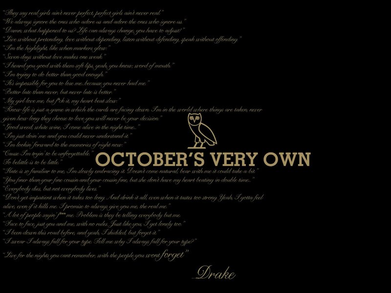 October's Very Own lyrics