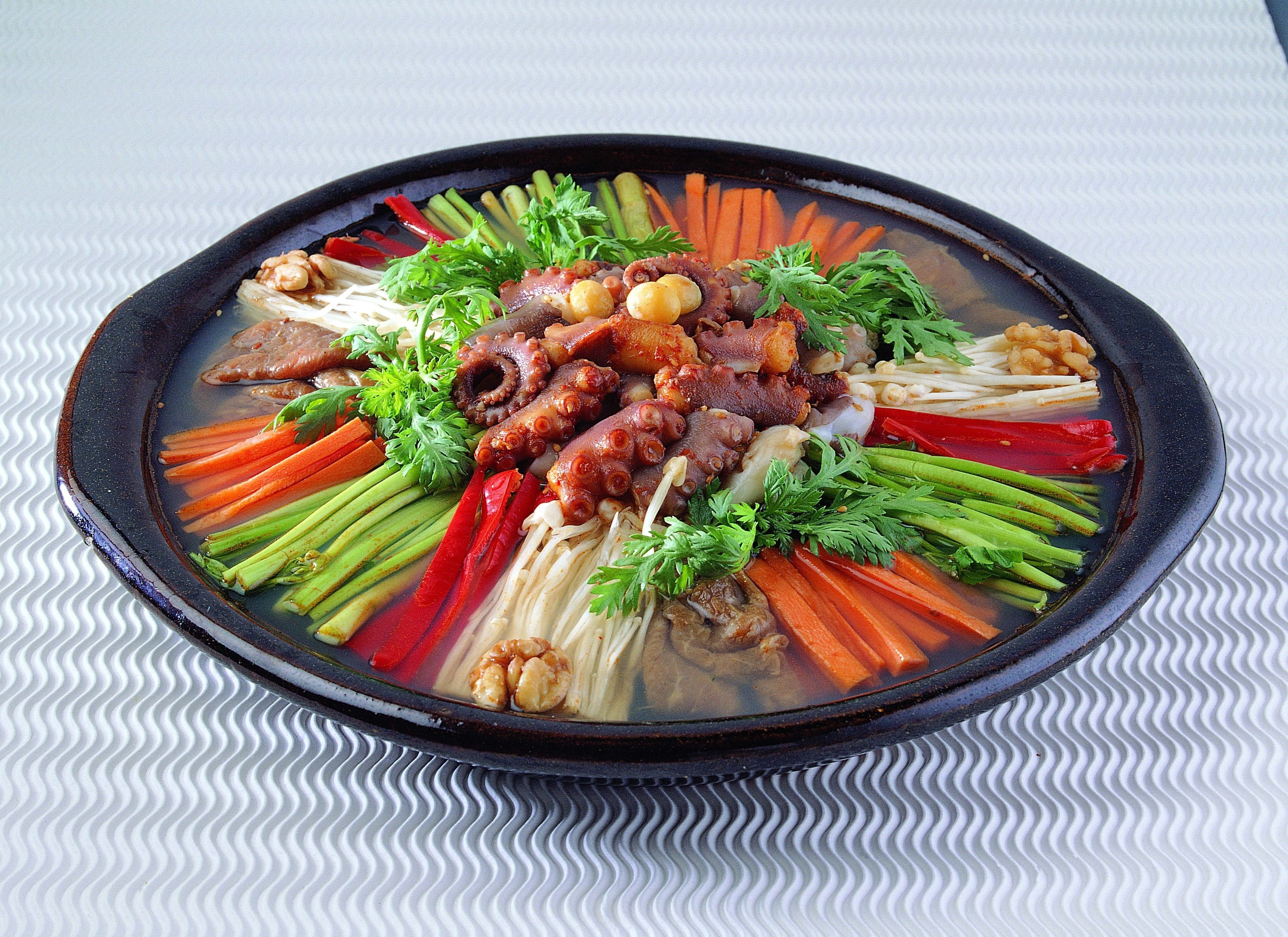 octopus and vegetable stew