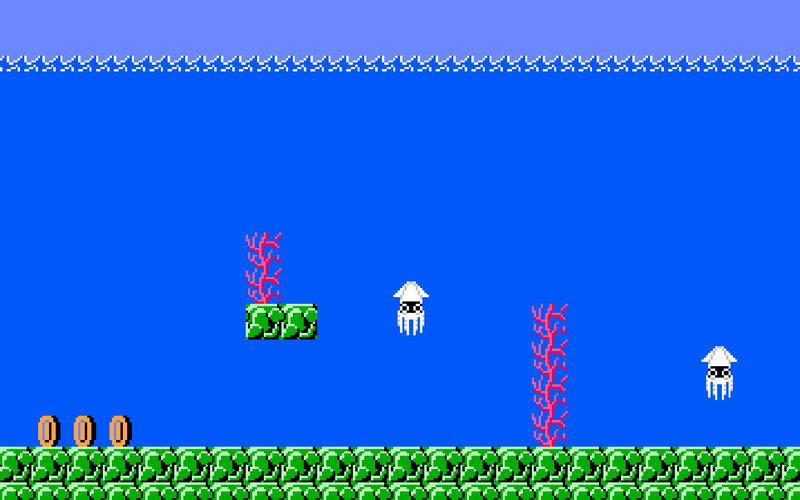 Octopus Enemies in Water