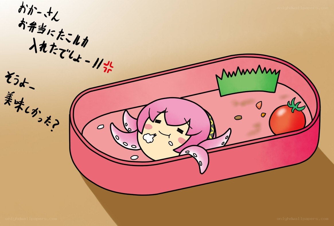 octopus in a bento box