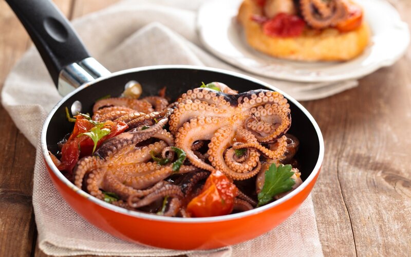 Octopus in a Pan