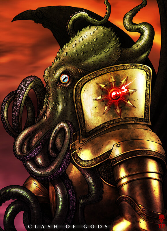Octopus-like Creature in Armor