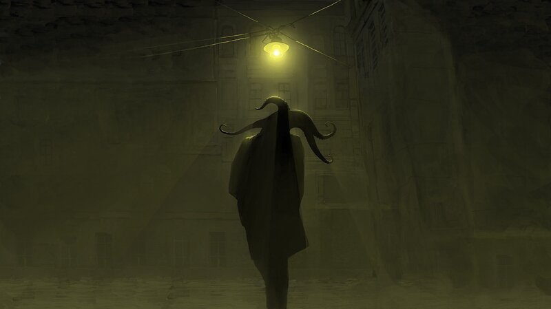 Octopus-like Creature — Yellow