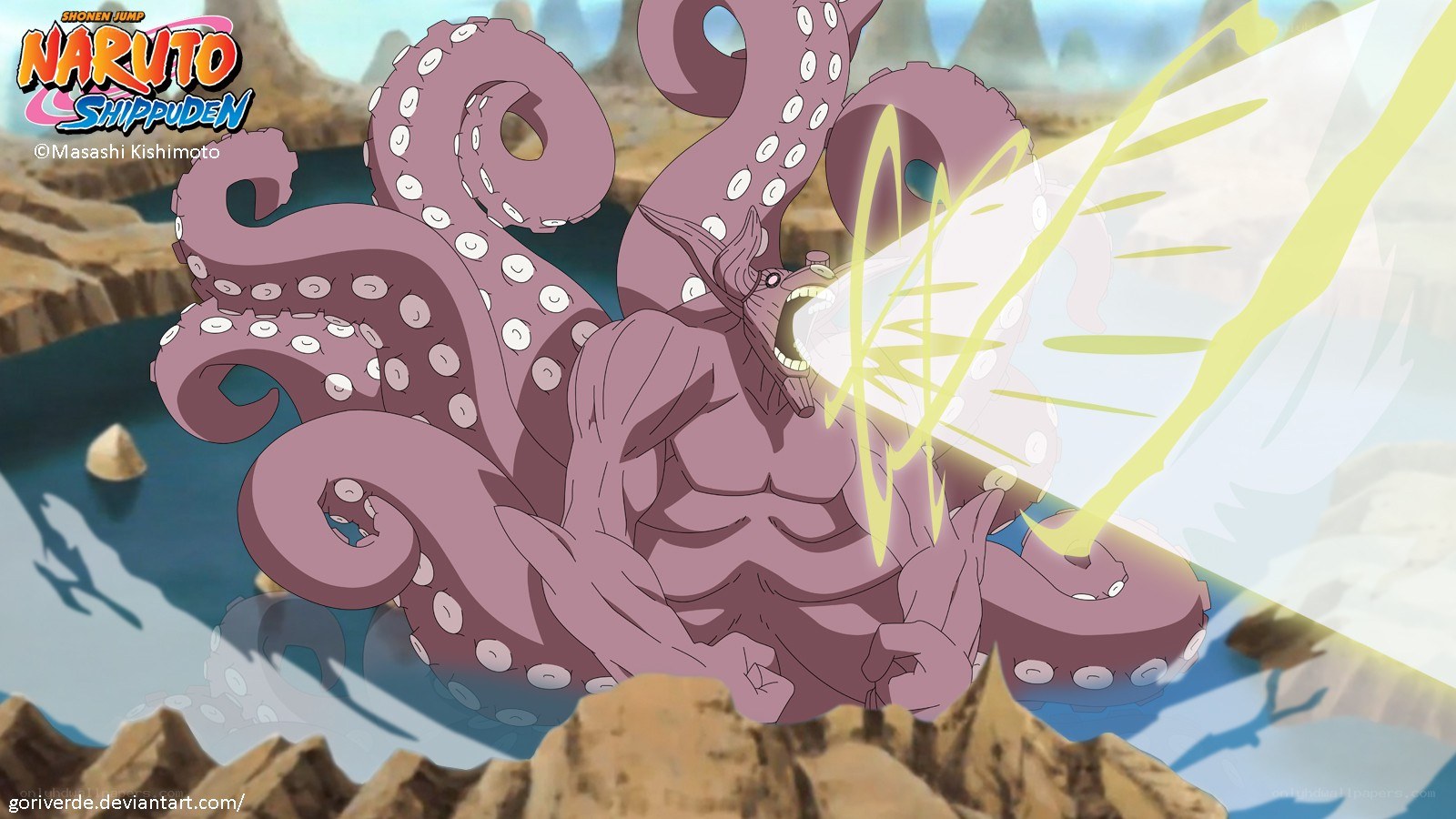Octopus-like monster in Naruto