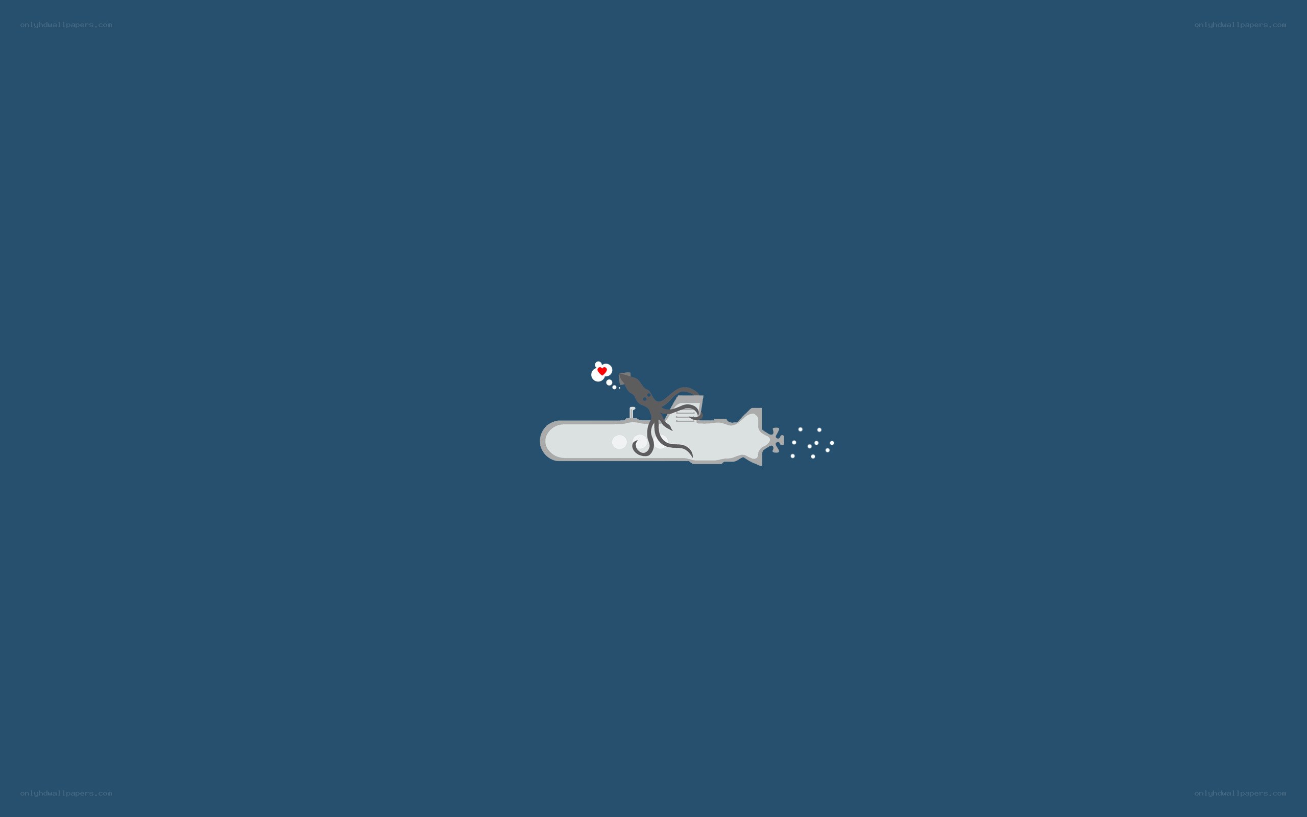 octopus on submarine