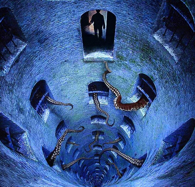 Octopus Tentacles in Tunnel