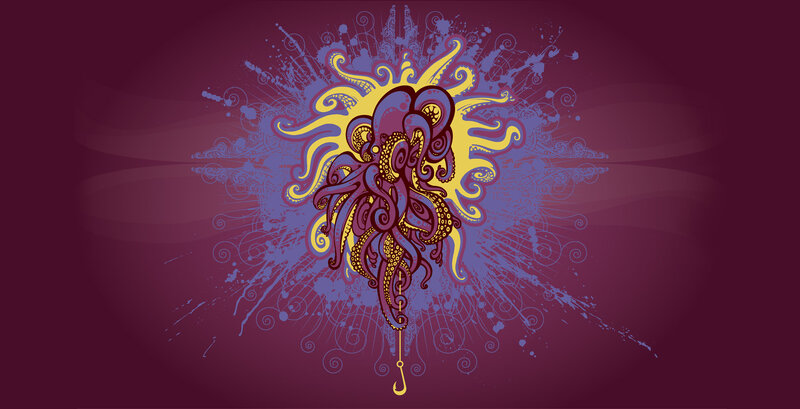 octopus with hook design