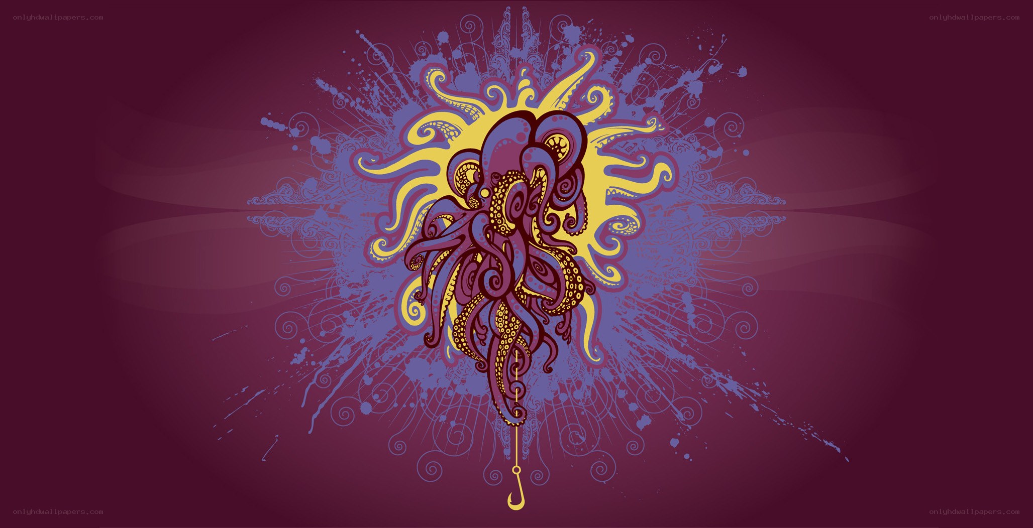 octopus with hook design