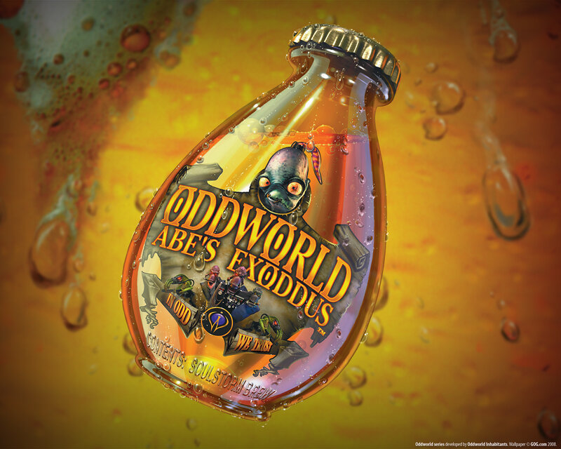Oddworld: Abe's Exoddus bottle