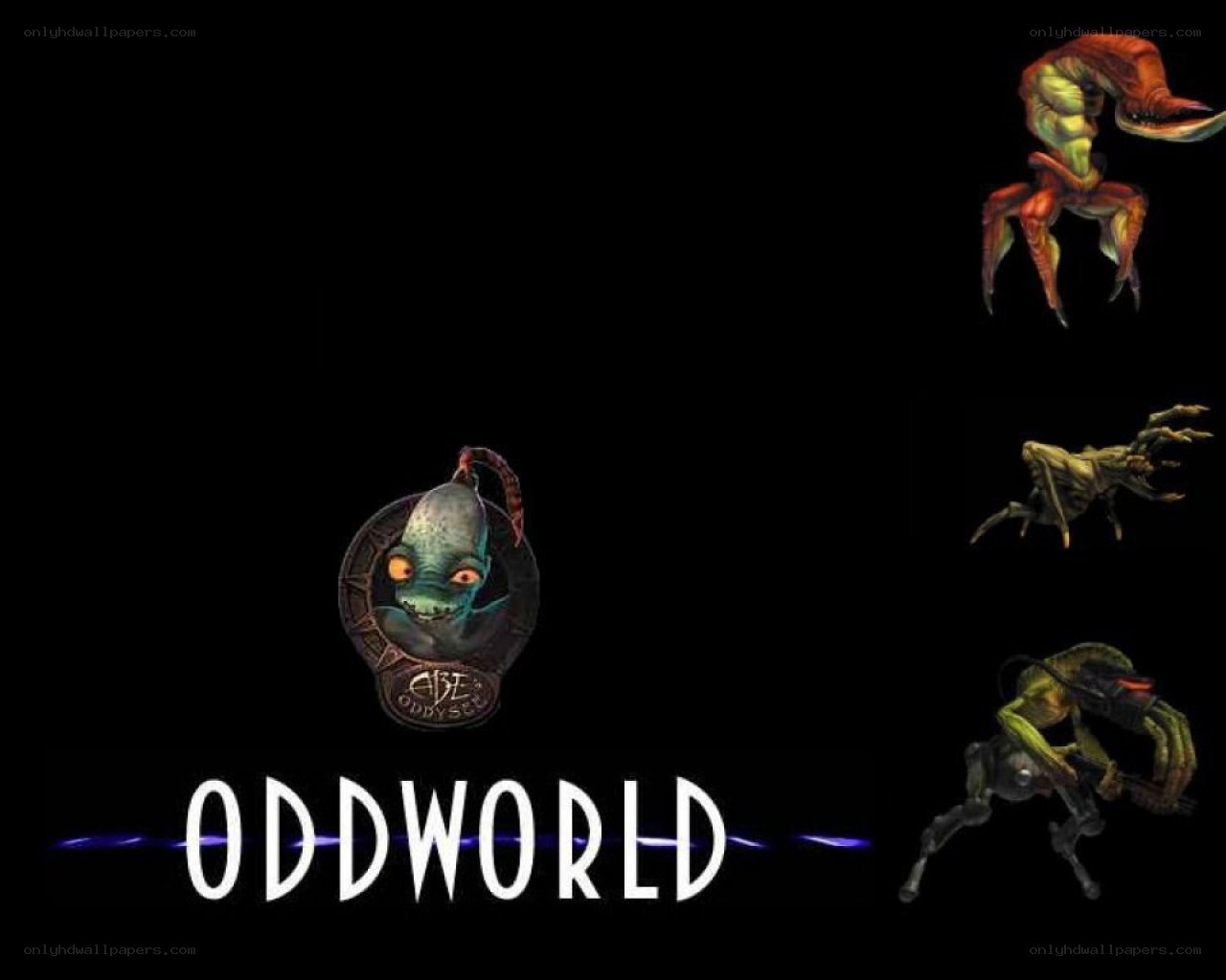 Oddworld game art
