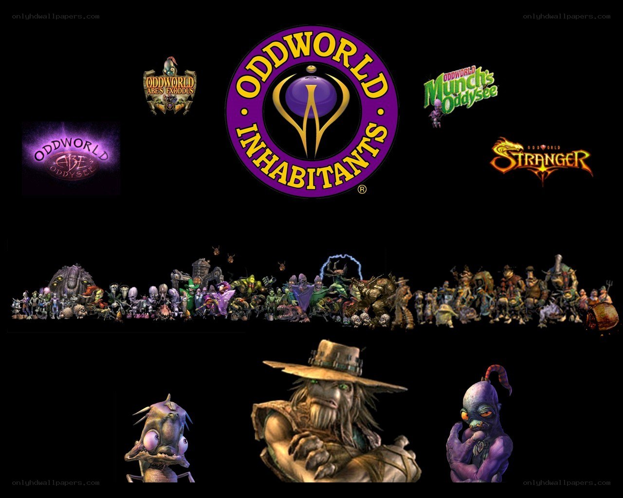 Oddworld Inhabitants characters