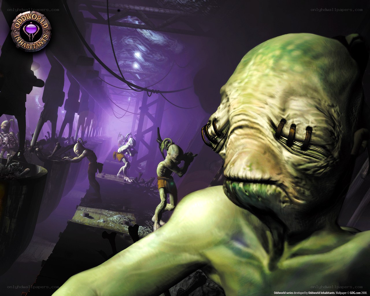 Oddworld Inhabitants game art