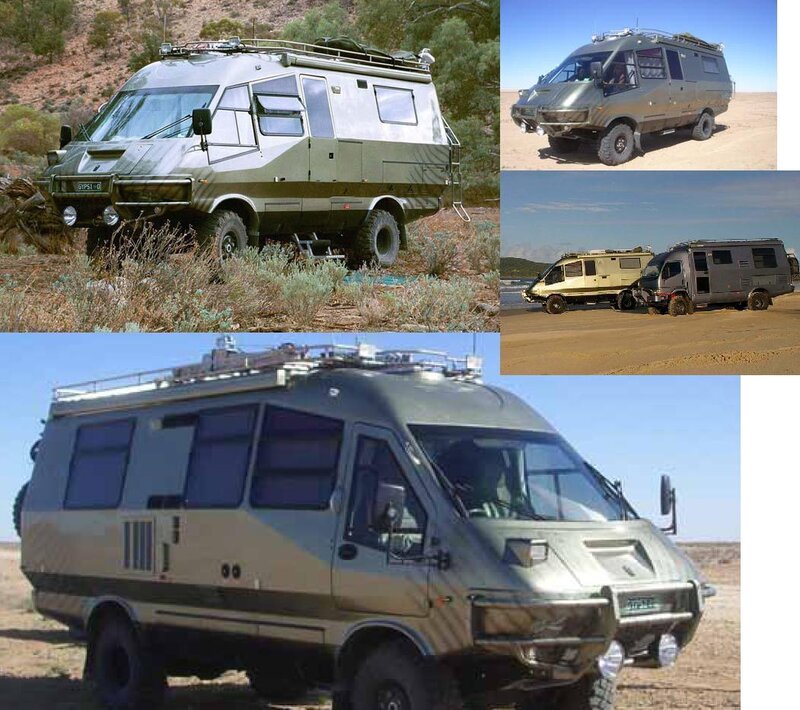 Off-road camper vans