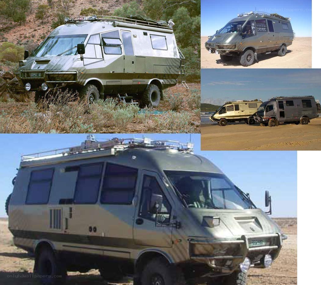 Off-road camper vans