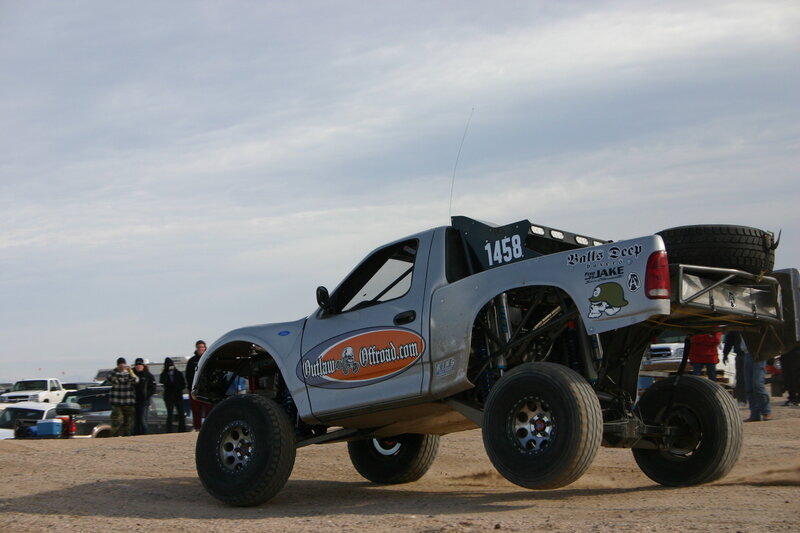 off-road truck at a race