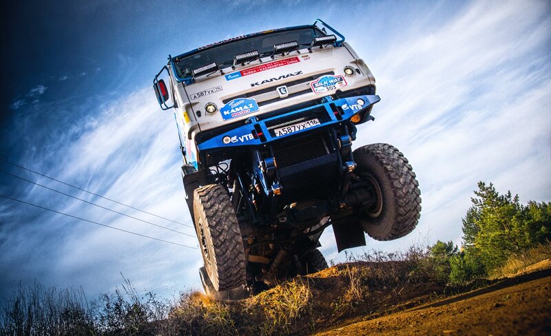 Off-road Truck on Hill
