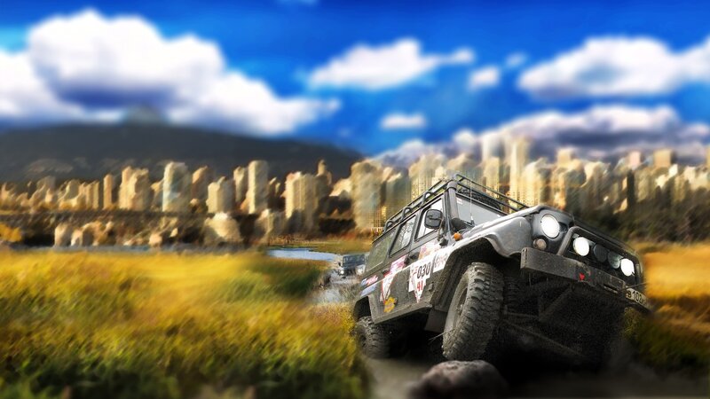 Off-road Vehicle in Field