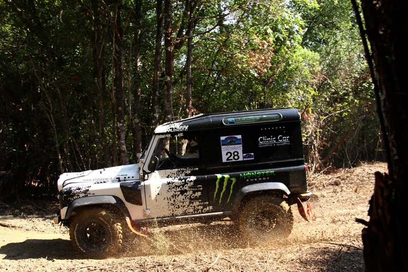 Off-road Vehicle in Forest — Black