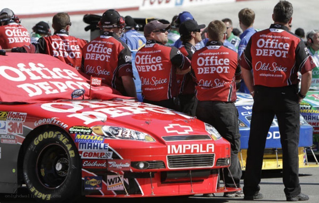 Office Depot race car pit crew