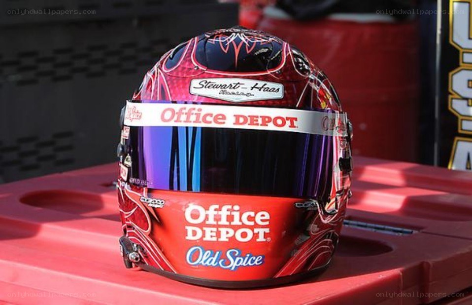 Office Depot racing helmet