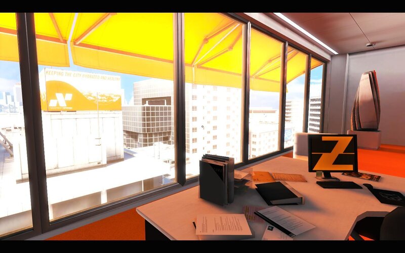 Office Desk with Computer