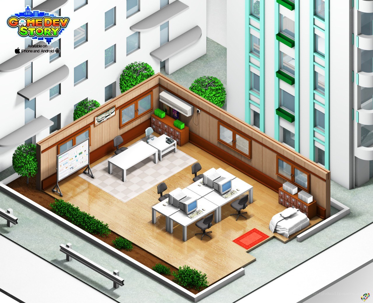 Office in a city building