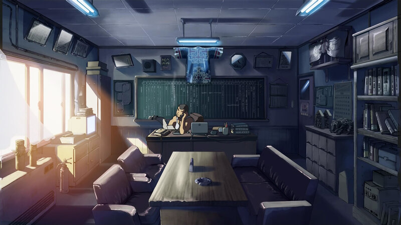 office with a man on phone