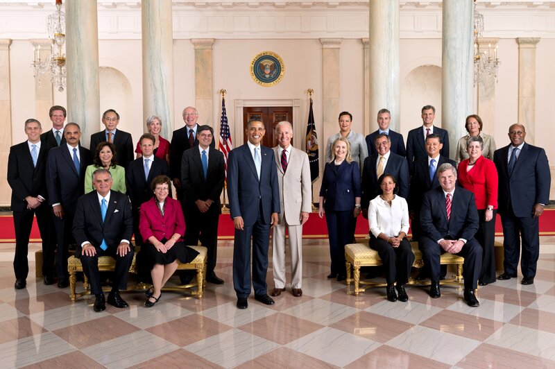 Official group portrait of U.S. officials