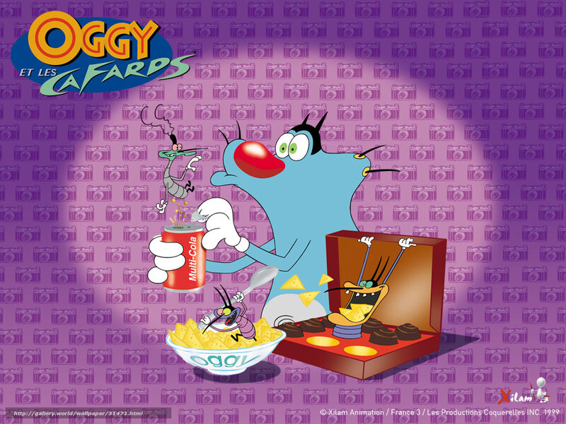 Oggy Eating Snacks