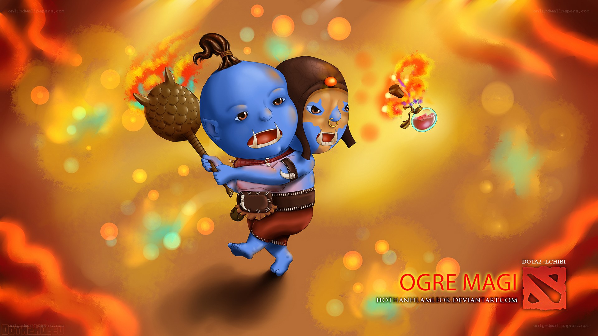 Ogre Magi from Dota 2