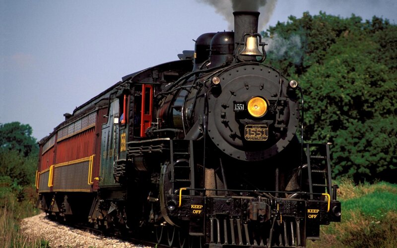 Ohio Central No. 1551 steam locomotive