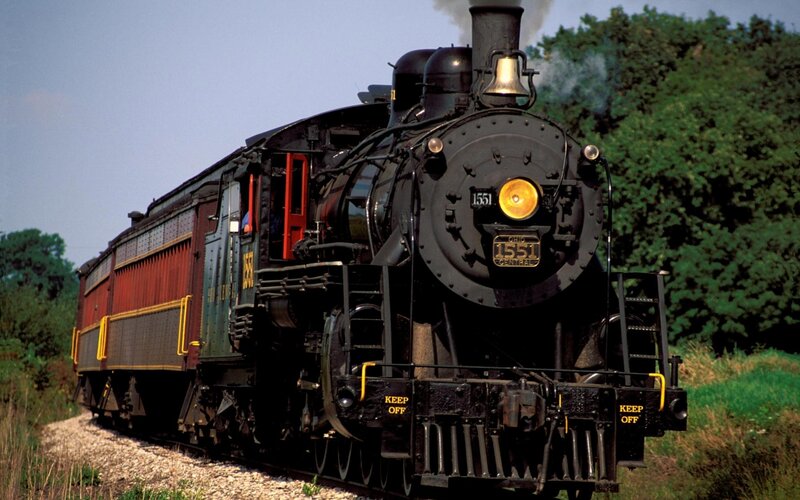 Ohio Central steam locomotive