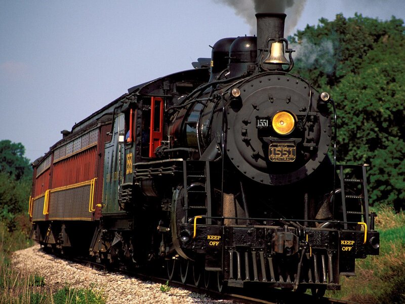 Ohio Central steam locomotive