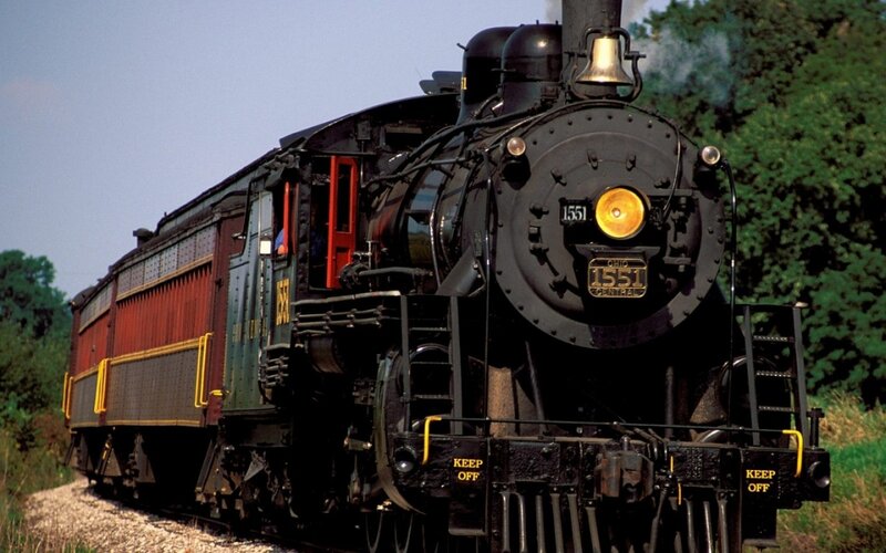 Ohio Central steam locomotive