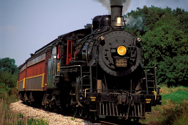 Ohio Central steam locomotive
