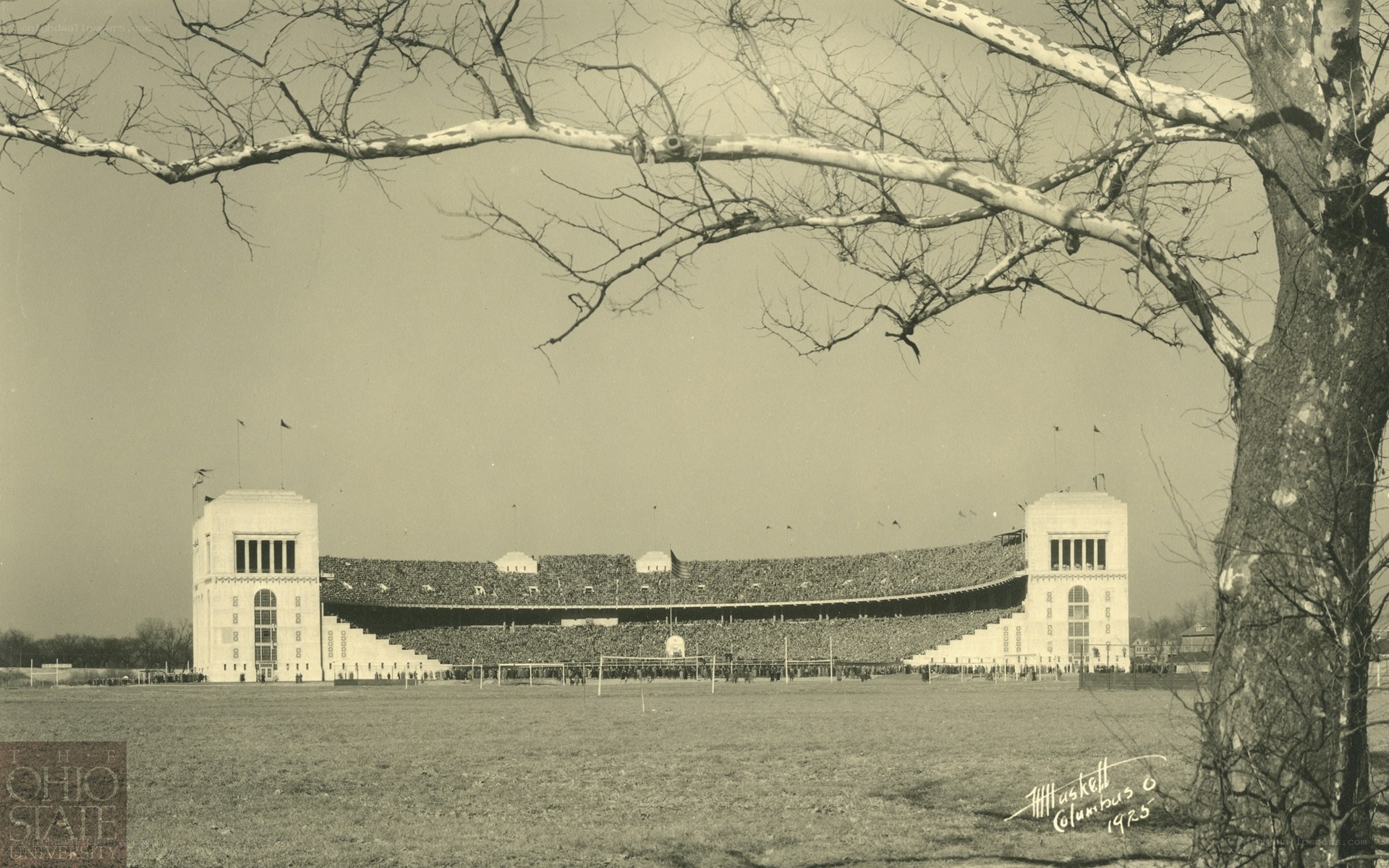 Ohio Stadium in 1925