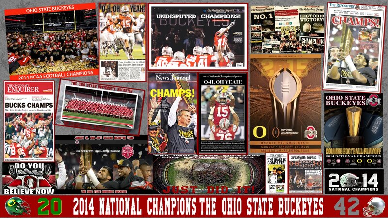 Ohio State Buckeyes Football Team — Red