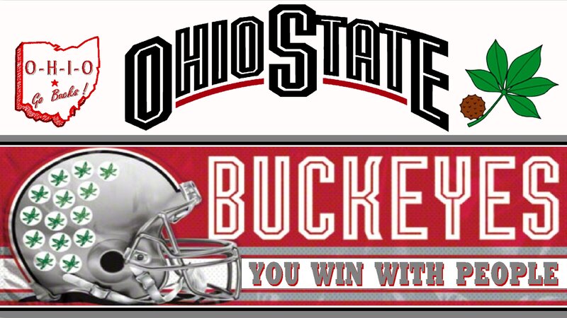 Ohio State Buckeyes Helmet — Red, Proud
