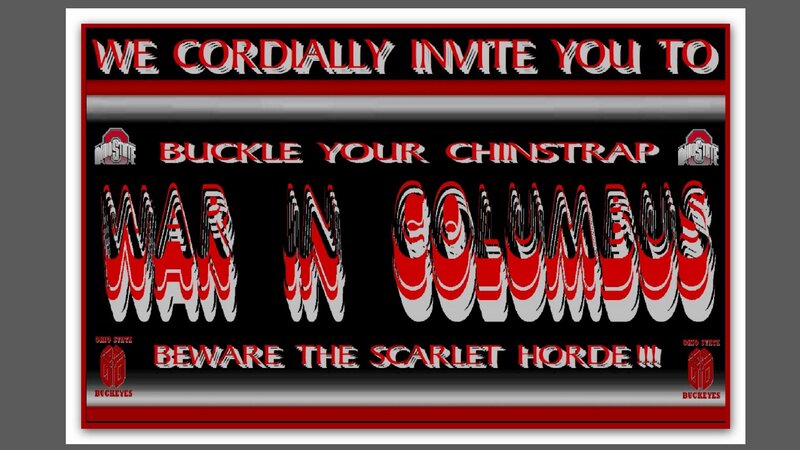 Ohio State Buckeyes Invitation