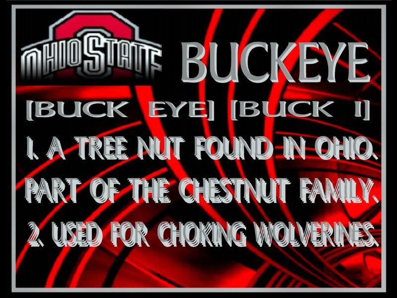 Ohio State Buckeyes Logo — Black, Dramatic