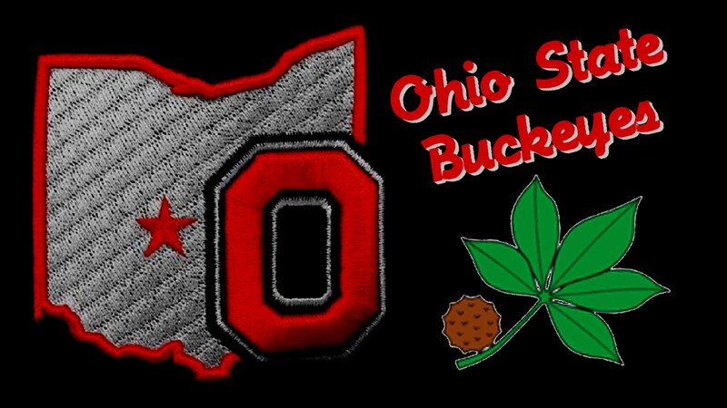 Ohio State Buckeyes Logo — Black, Proud, Digital Art
