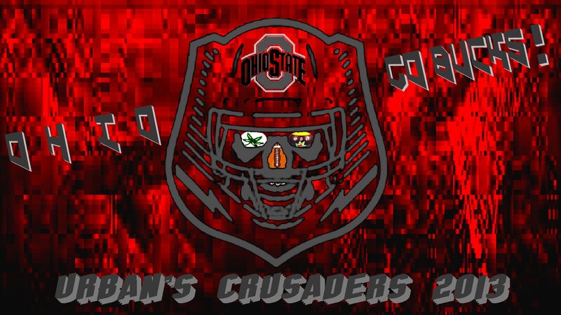 Ohio State Buckeyes Logo — Red, Aggressive, Digital Art, Skull
