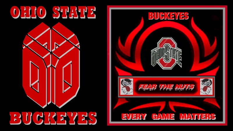 Ohio State Buckeyes Logo — Red, Aggressive, Digital Art, Text, Flames