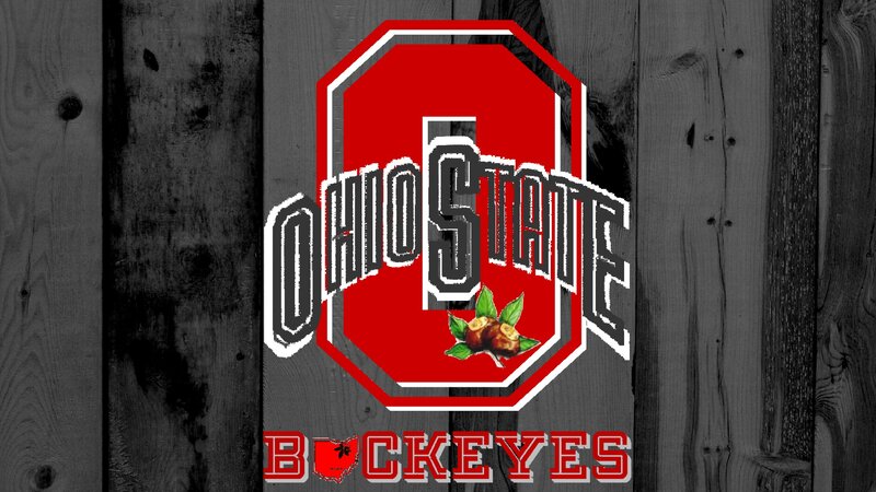 Ohio State Buckeyes Logo — Red, Bold, Digital Art