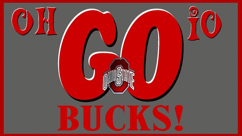 Ohio State Buckeyes Logo — Red, Energetic, Vector Art